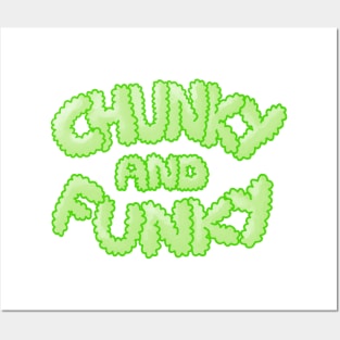 Chunky And Funky - Light Green Posters and Art